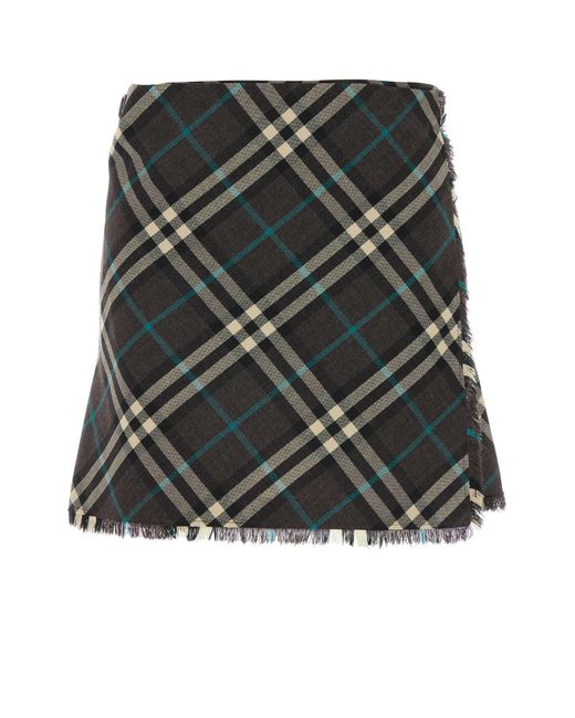 Burberry Black Skirts