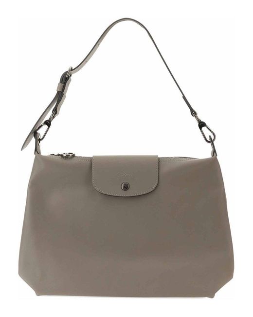 Longchamp Gray Shoulder Bag
