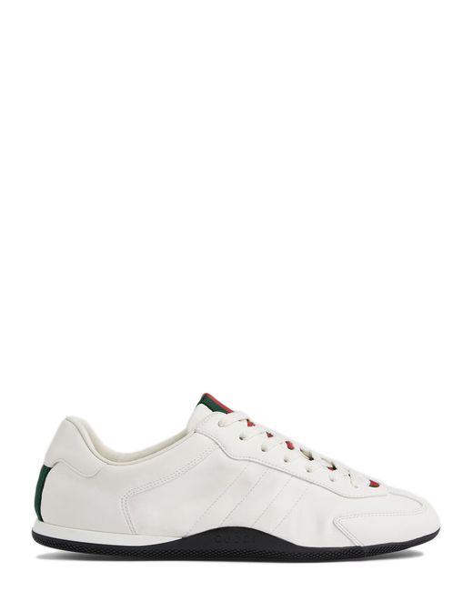 Gucci White Leather Sneakers for men