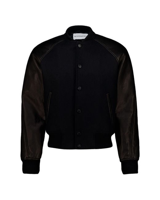 Givenchy Black Mix Material Jacket For for men