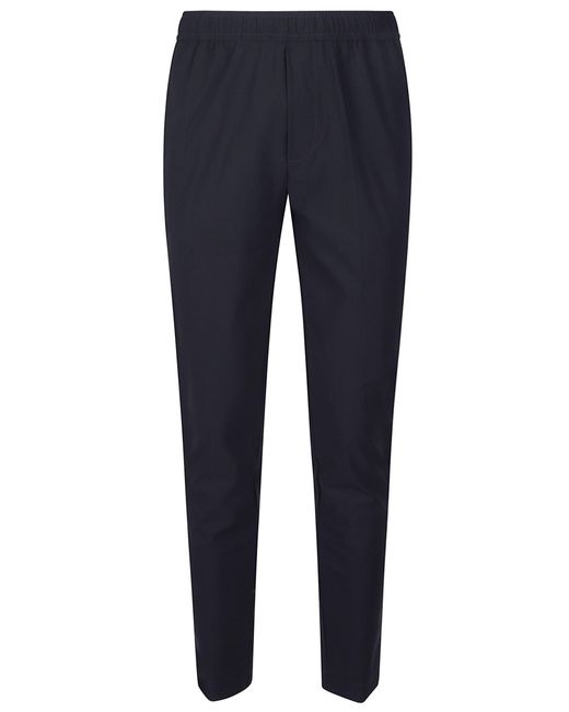 Pmds Blue Tapered Pull-On Pants for men