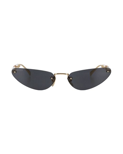 Gucci Black Rectangular Optical Frame