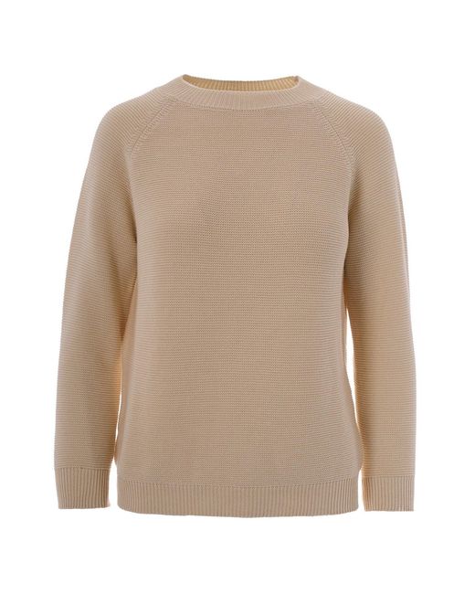 Max Mara Natural Elegantly Crafted Sweater