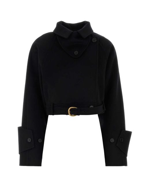 Chloé Black Wool Coat