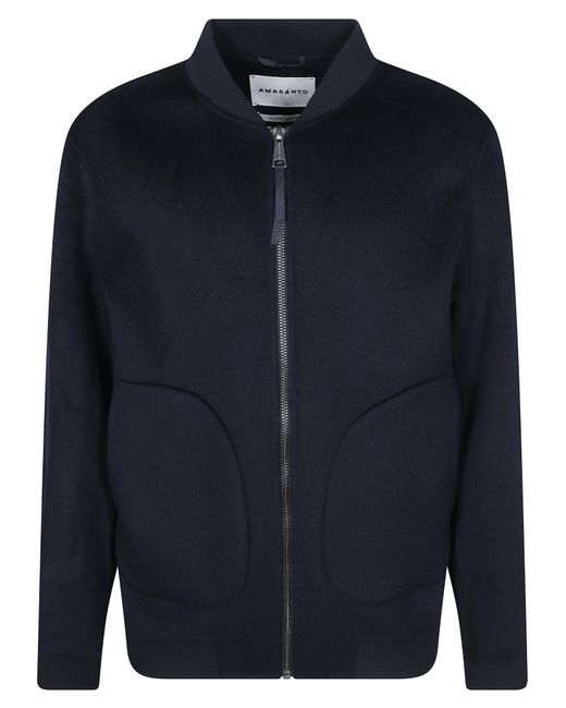 Amaranto Blue Bomber Jacket for men