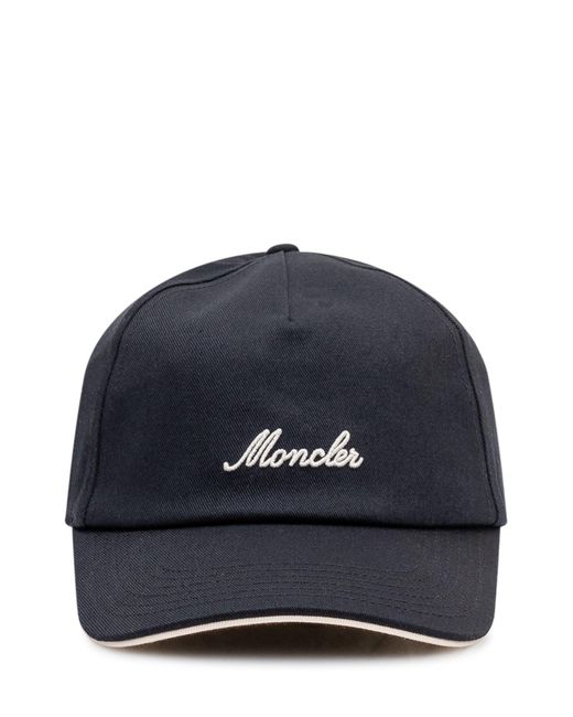 Moncler Blue Embroidered Baseball Cap