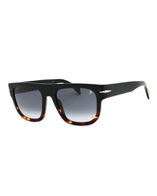 David Beckham Black Stylish Rectangular Sunglasses