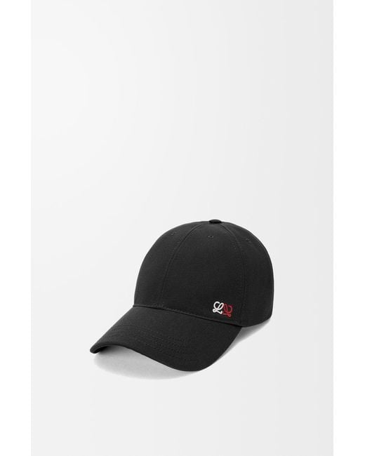 Loewe Black Flag Patch Cap for men