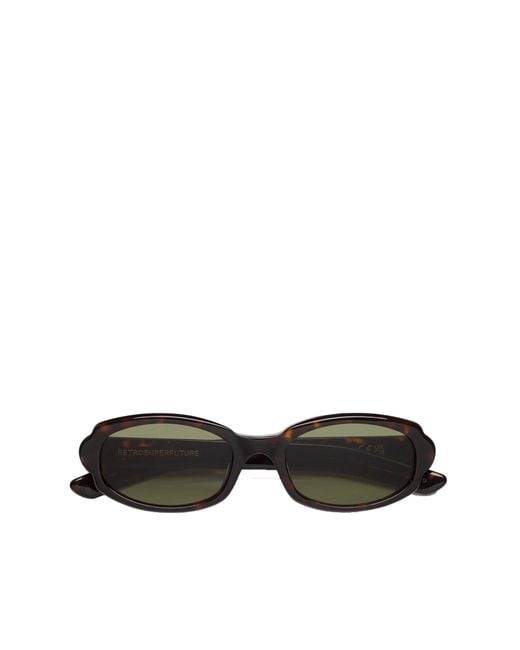 Retrosuperfuture Black Mini Retro-Inspired Sunglasses