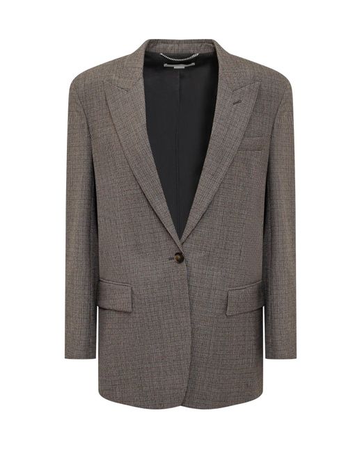 Stella McCartney Gray Classic Wool Jacket
