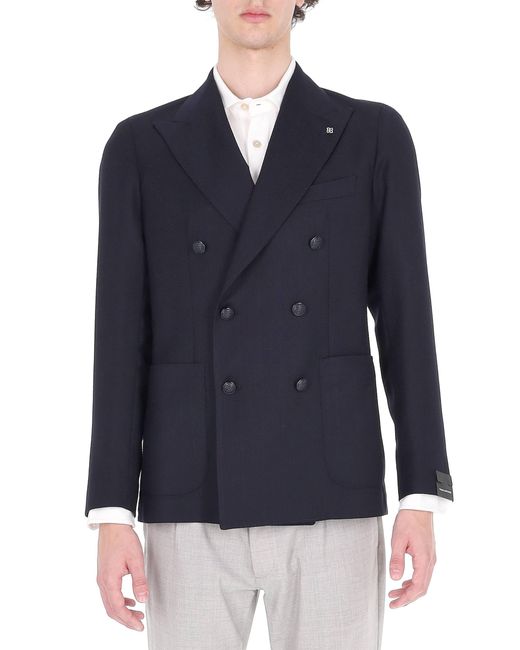 Tagliatore Blue Mini Statement Jacket for men