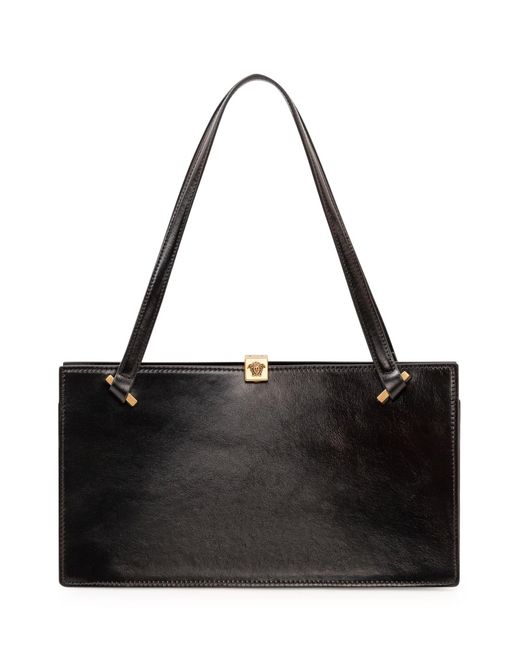 Versace Black Medium Tote Handbag