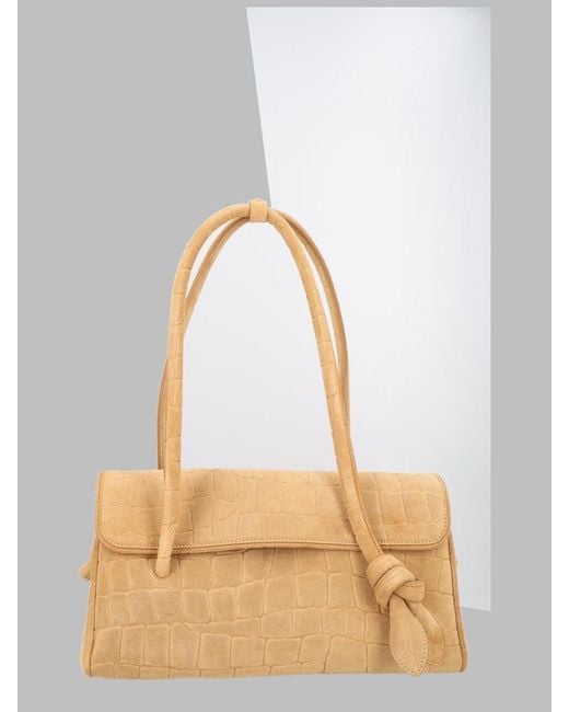 Jacquemus Natural Structured Handbag With Clean Lines