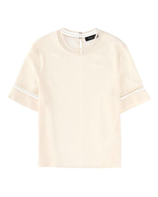 Fabiana Filippi Women's Natural Crepe De Chine Top