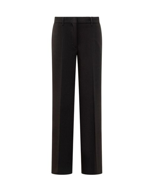 MSGM Black Stylish Trousers