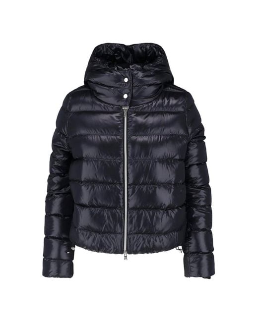 Herno Blue Quilted Down-Fill Jacket