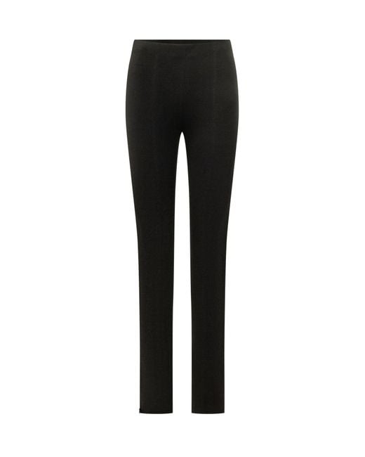 MSGM Black Tapered Trousers