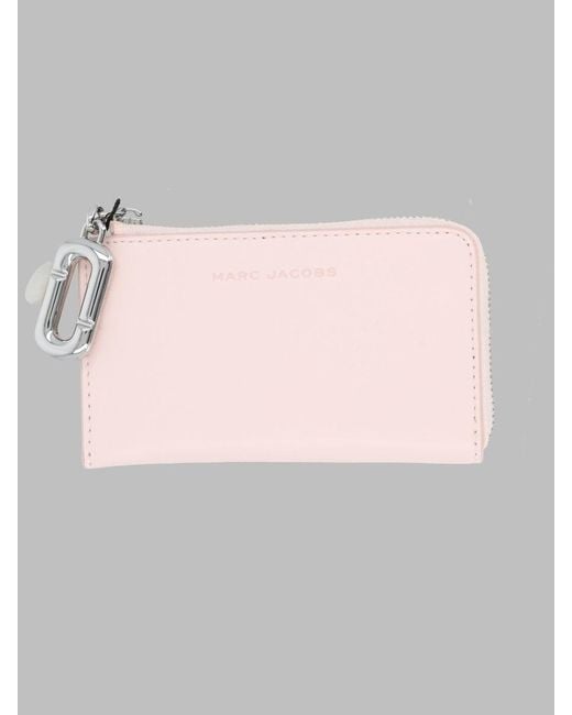 Marc Jacobs Gray Mini Zip Pouch Wristlet