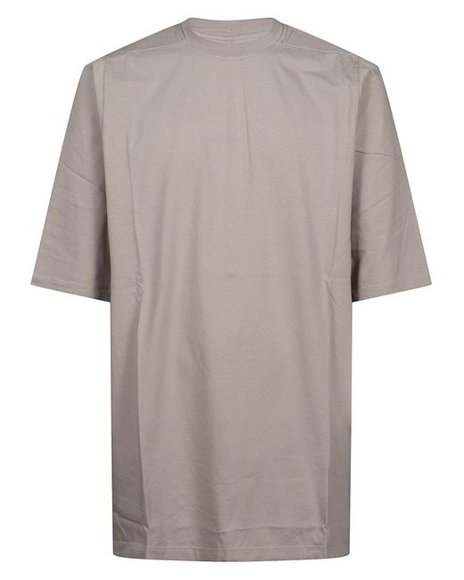 Rick Owens Gray Short-Sleeved T-Shirt for men