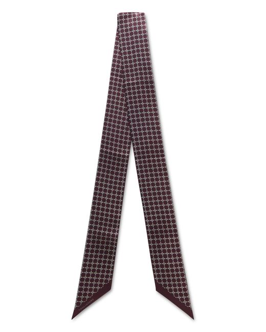 Tagliatore Purple Tie With Geometric Patterns for men