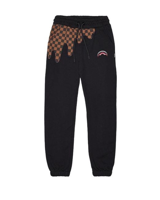 Sprayground Black Pants With Logo