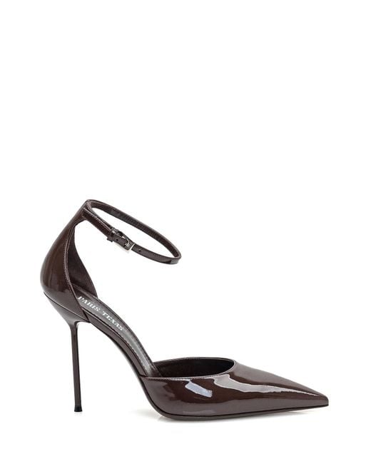 Paris Texas White Lidia Pump With Strap