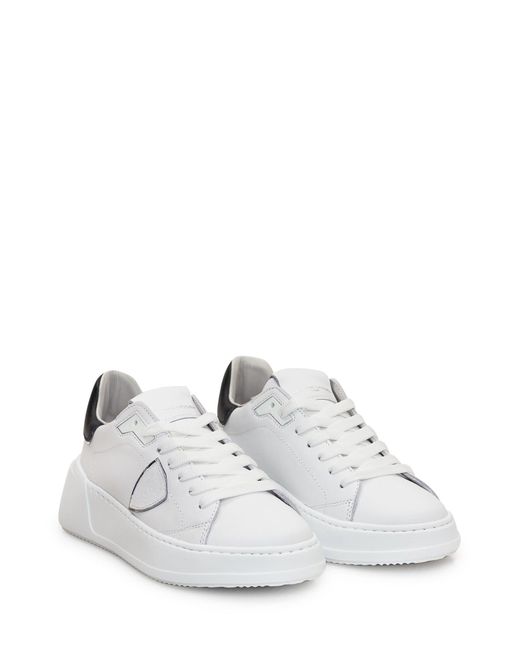 Philippe Model White Sleek Motion Sneakers