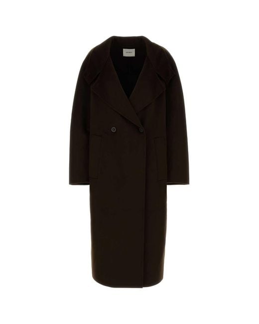 Lisa Yang Black Double-Button Wool-Cashmere Jacket