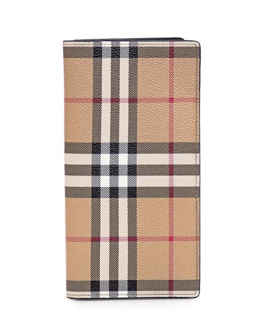 Burberry Multicolor Check Pattern Mini Wallet