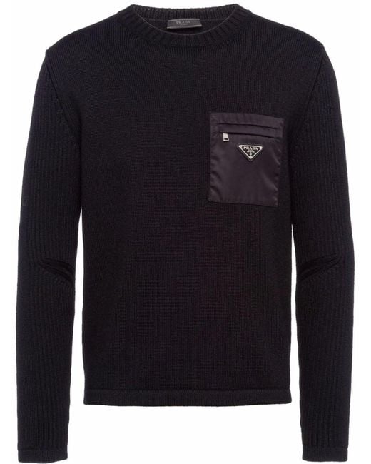 Prada Blue Sweaters for men