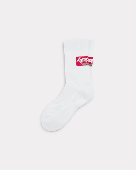 KENZO White Socks for men