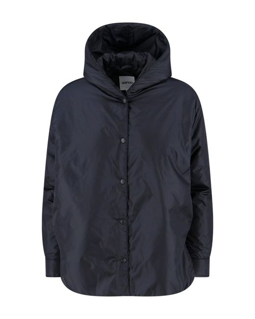 Aspesi Blue 100% Polyamide Jacket