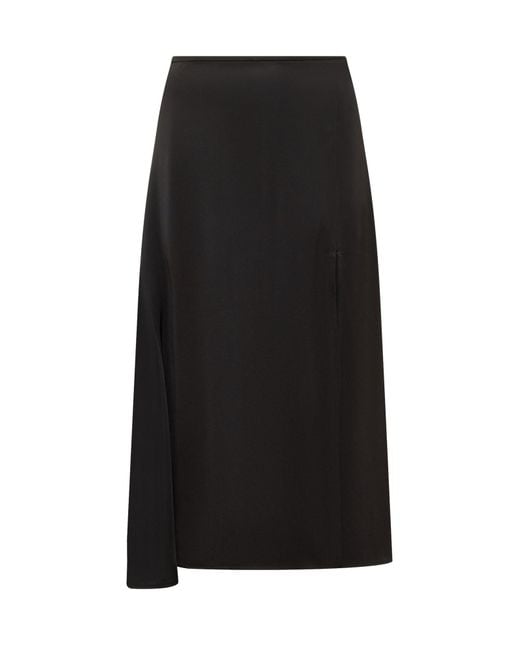 Jil Sander Black Chic Mini Skirt