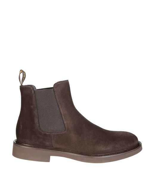 Doucal's Brown Suede Beatles Ankle Boot for men