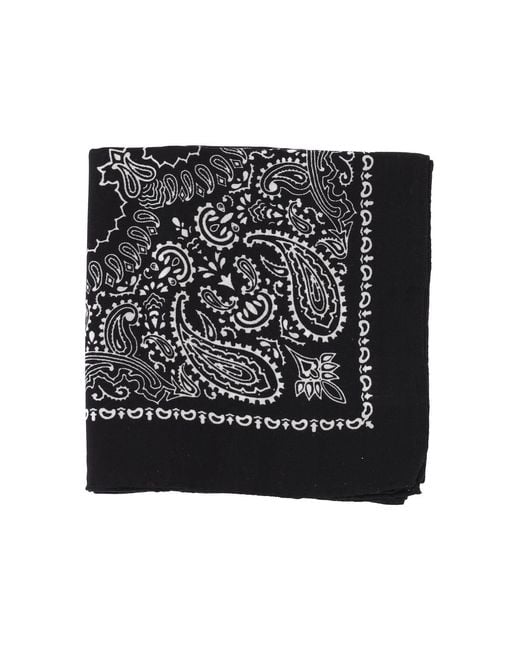 Destin Black Wool Scarf By