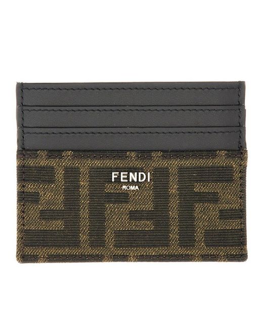 Fendi Black Porta Carte for men