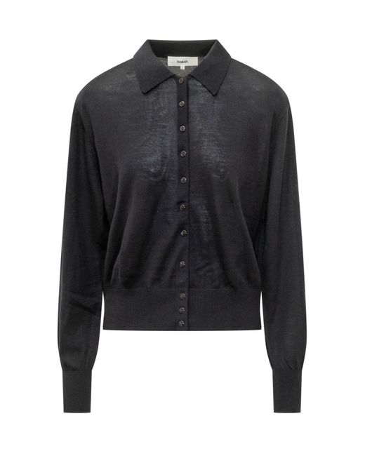 Ba&sh Black Boston Cardigan