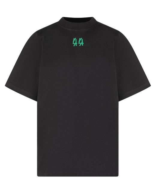 44 Label Group Black Over Tee With Dog Patch