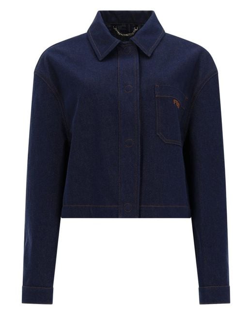 Fendi Blue Giacca