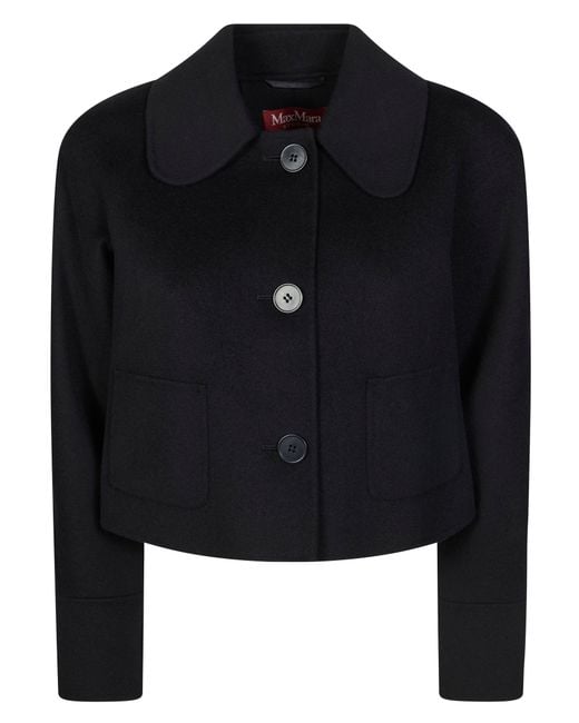 Max Mara Black Spring Mini Trench Coat