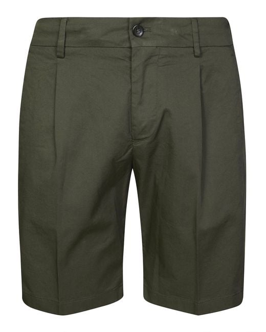 BE ABLE Green Bermuda Base Shorts for men