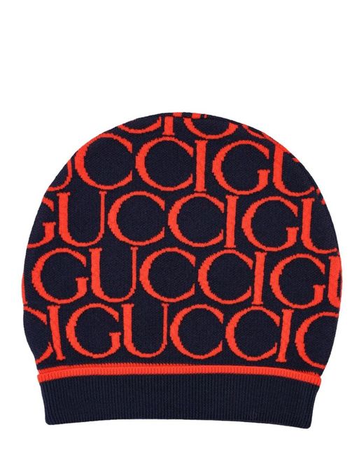 Gucci Red Hat Mag Hat J/ Mid.Night Bl
