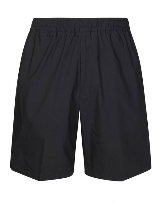 BE ABLE Blue Elastic Bermuda Shorts for men