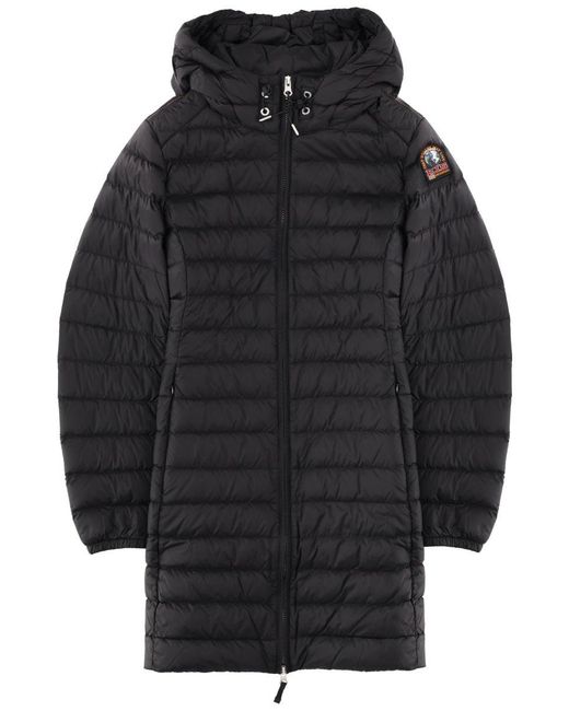 Parajumpers Black High-Neck Quilted Jacket