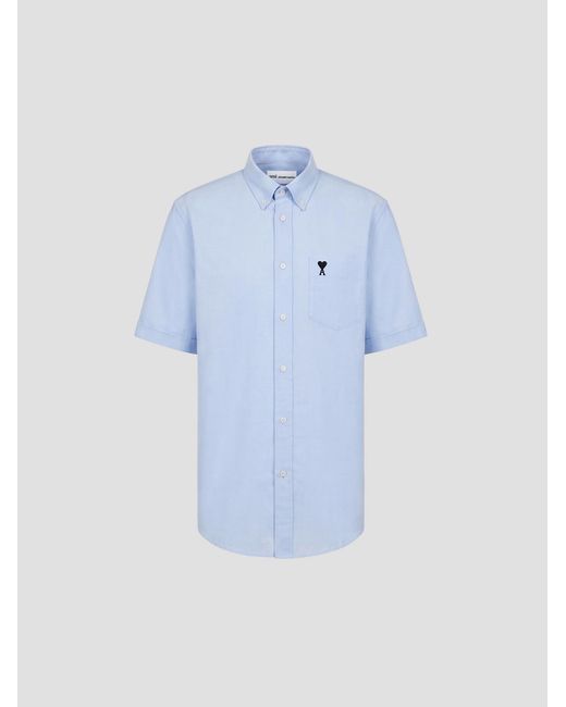 AMI Blue Mini Boxand Shirt