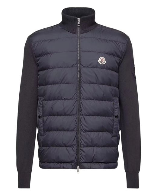 Moncler Blue Spring Shirt Jacket for men