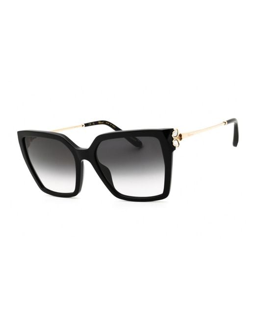 Chopard Black Rectangular Sunglasses