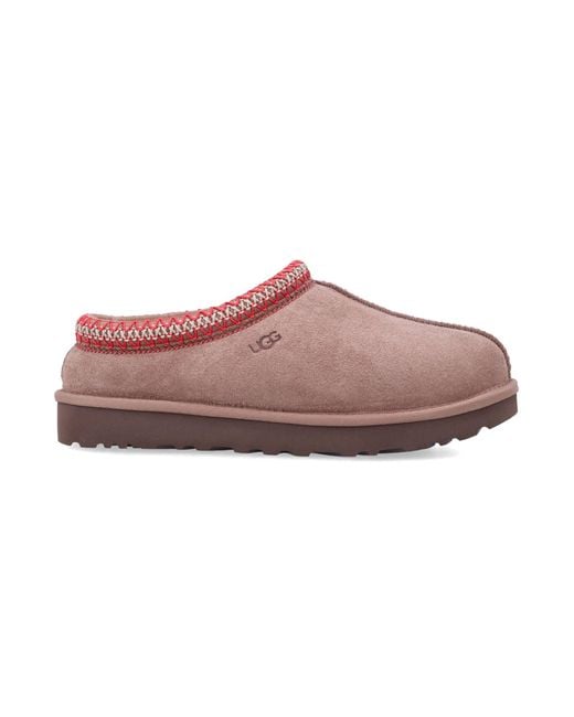 Ugg Pink Tasman Ii S Suede Slippers