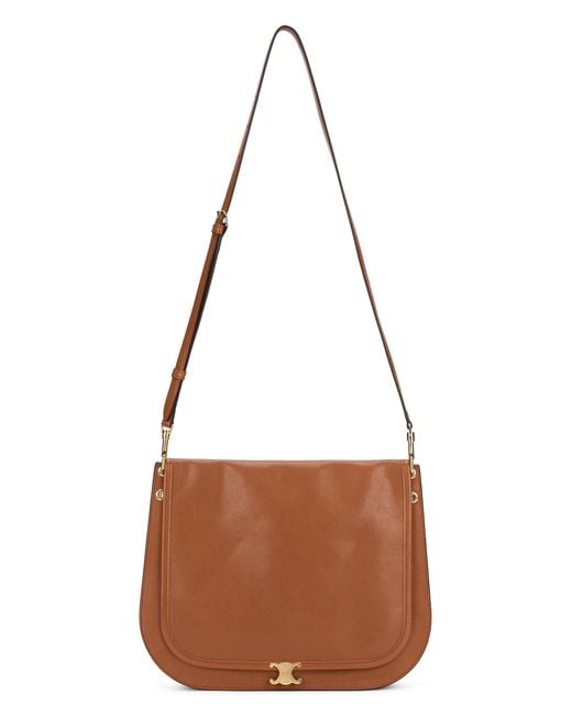 Céline Brown Soft Handbag Triumph