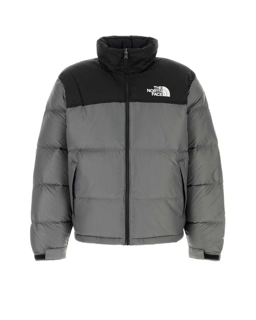 The North Face Gray Mock Collar Jacket